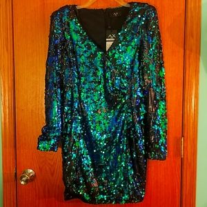 Armani Exchange Sequin Dress